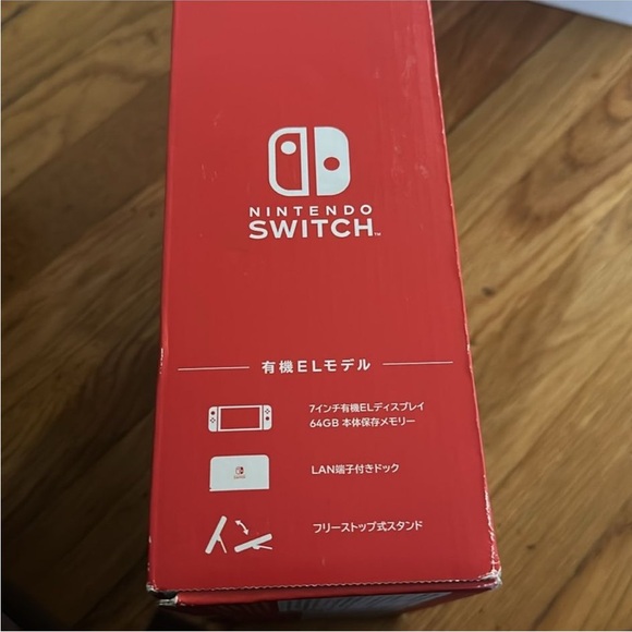 Nintendo Switch Console with Vibrant Blue and Red Controllers. Brand new - Picture 4 of 4